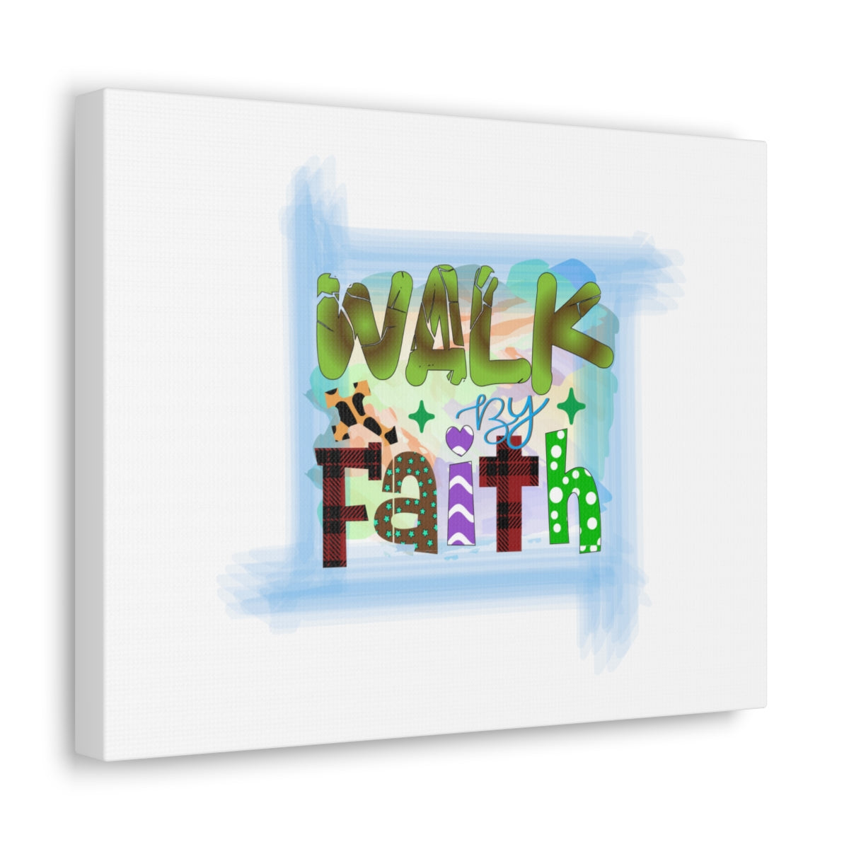 Scripture Walls Walk By Faith 1 John 5:4 Christian Wall Art Bible Verse Print Ready to Hang Unframed-Express Your Love Gifts