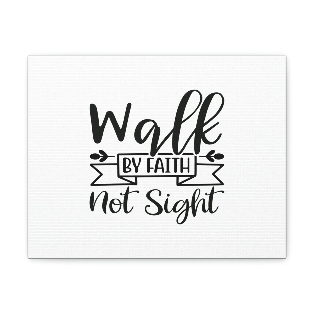 Scripture Walls Walk By Faith 2 Corinthians 5:7 Banner Christian Wall Art Bible Verse Print Ready to Hang Unframed-Express Your Love Gifts