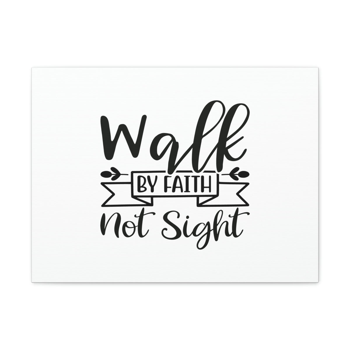 Scripture Walls Walk By Faith 2 Corinthians 5:7 Banner Christian Wall Art Bible Verse Print Ready to Hang Unframed-Express Your Love Gifts