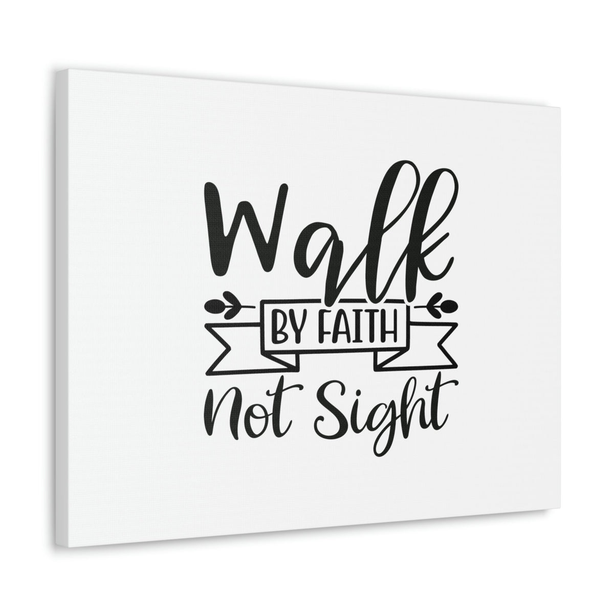 Scripture Walls Walk By Faith 2 Corinthians 5:7 Banner Christian Wall Art Bible Verse Print Ready to Hang Unframed-Express Your Love Gifts