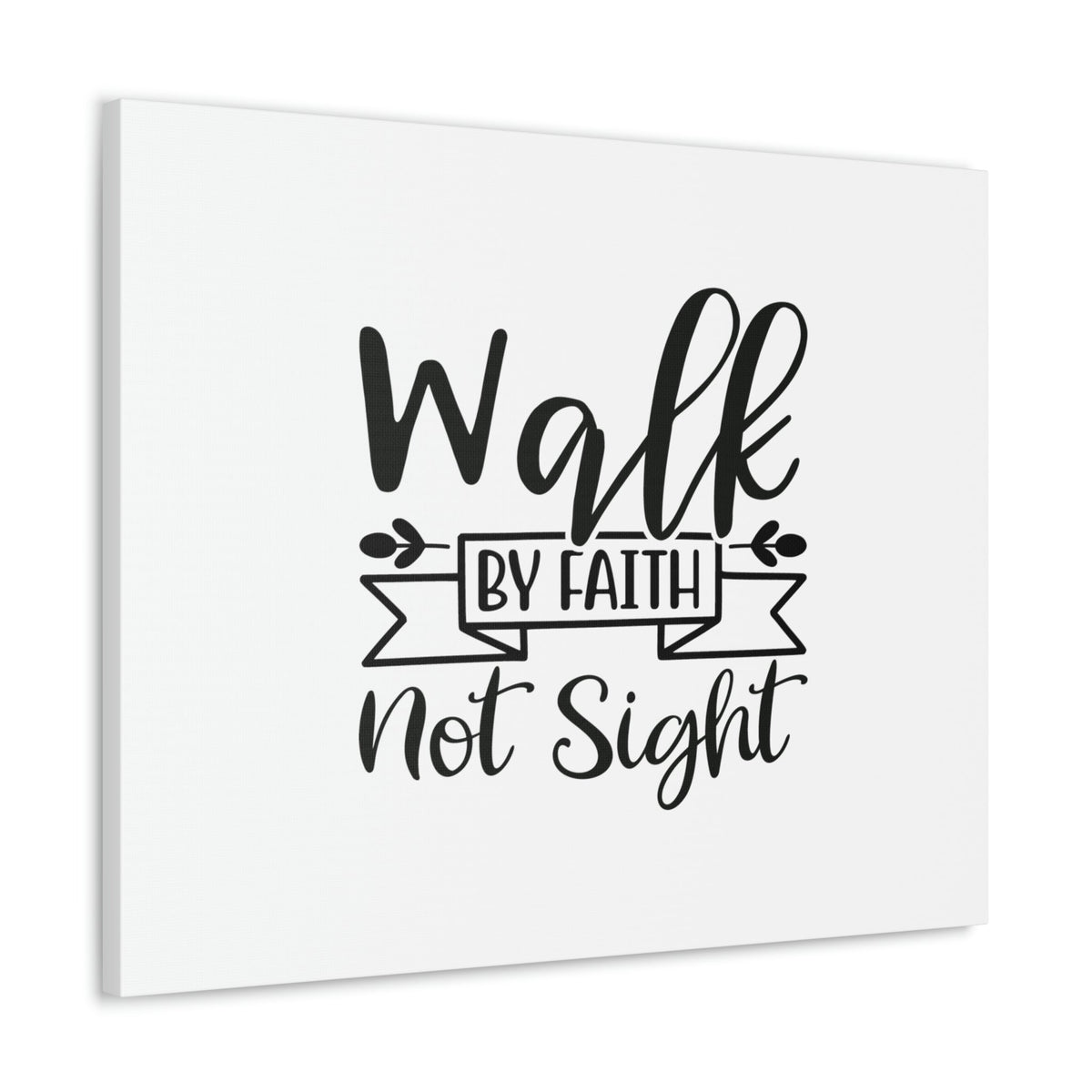 Scripture Walls Walk By Faith 2 Corinthians 5:7 Banner Christian Wall Art Bible Verse Print Ready to Hang Unframed-Express Your Love Gifts