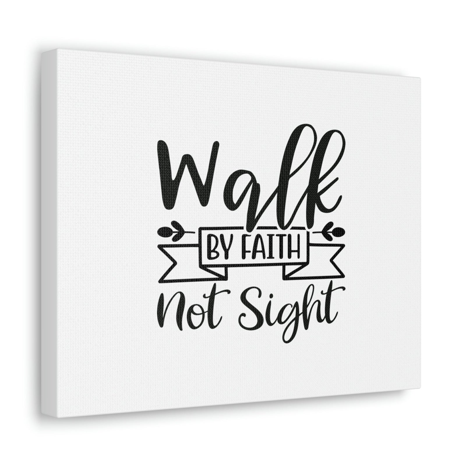 Scripture Walls Walk By Faith 2 Corinthians 5:7 Banner Christian Wall Art Bible Verse Print Ready to Hang Unframed-Express Your Love Gifts