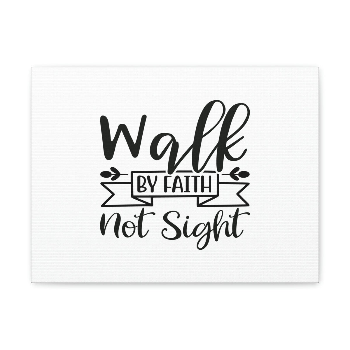 Scripture Walls Walk By Faith 2 Corinthians 5:7 Banner Christian Wall Art Bible Verse Print Ready to Hang Unframed-Express Your Love Gifts