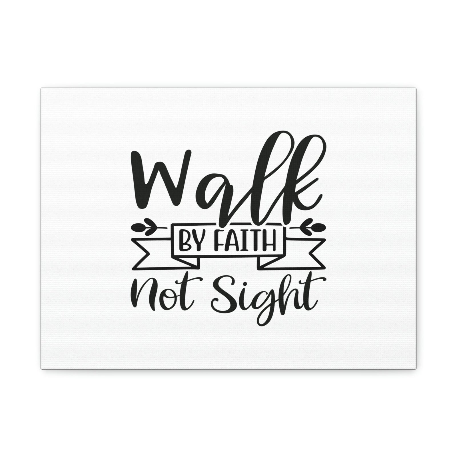 Scripture Walls Walk By Faith 2 Corinthians 5:7 Banner Christian Wall Art Bible Verse Print Ready to Hang Unframed-Express Your Love Gifts