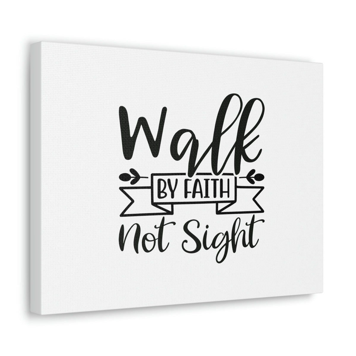 Scripture Walls Walk By Faith 2 Corinthians 5:7 Banner Christian Wall Art Bible Verse Print Ready to Hang Unframed-Express Your Love Gifts