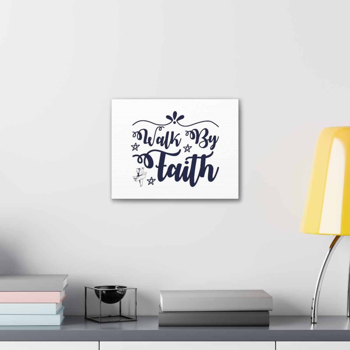 Scripture Walls Walk By Faith 2 Corinthians 5:7 Christian Wall Art Bible Verse Print Ready to Hang Unframed-Express Your Love Gifts