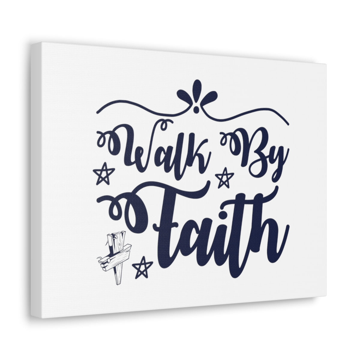 Scripture Walls Walk By Faith 2 Corinthians 5:7 Christian Wall Art Bible Verse Print Ready to Hang Unframed-Express Your Love Gifts