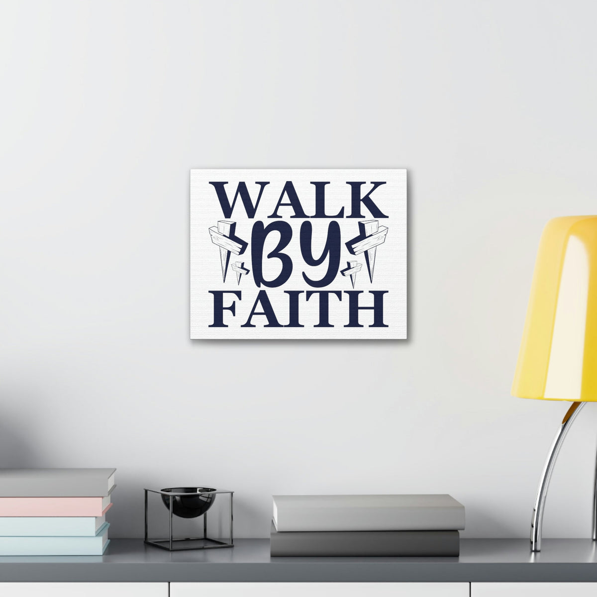 Scripture Walls Walk By Faith 2 Corinthians 5:7 Christian Wall Art Print Ready to Hang Unframed-Express Your Love Gifts