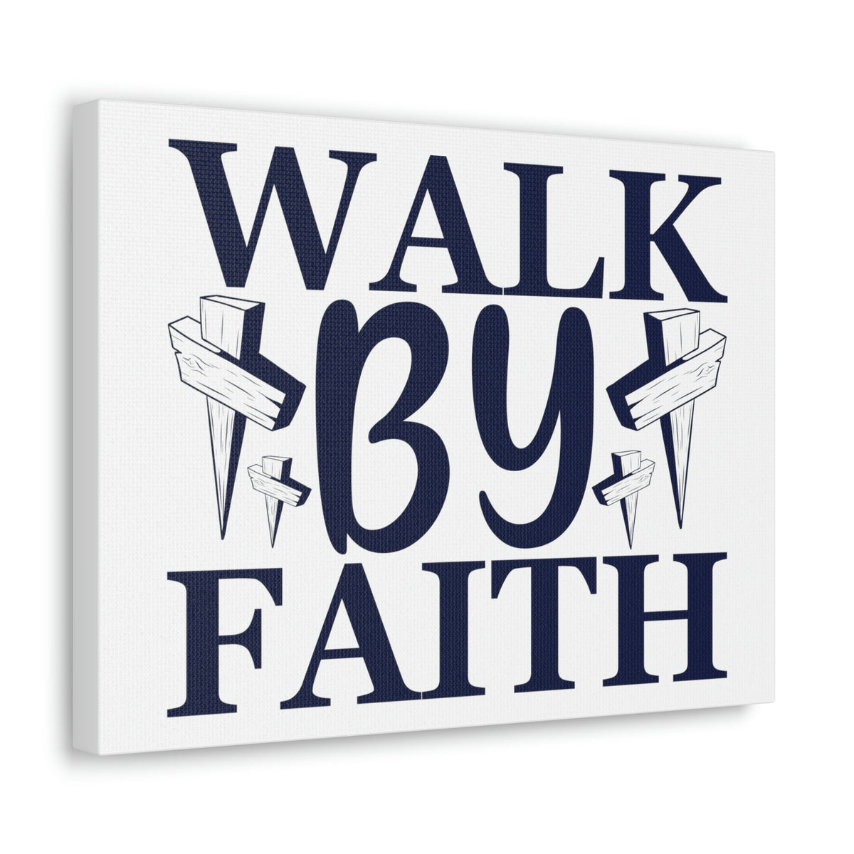 Scripture Walls Walk By Faith 2 Corinthians 5:7 Christian Wall Art Print Ready to Hang Unframed-Express Your Love Gifts