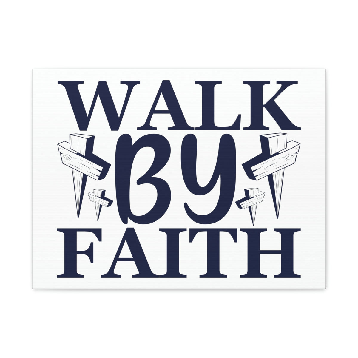 Scripture Walls Walk By Faith 2 Corinthians 5:7 Christian Wall Art Print Ready to Hang Unframed-Express Your Love Gifts