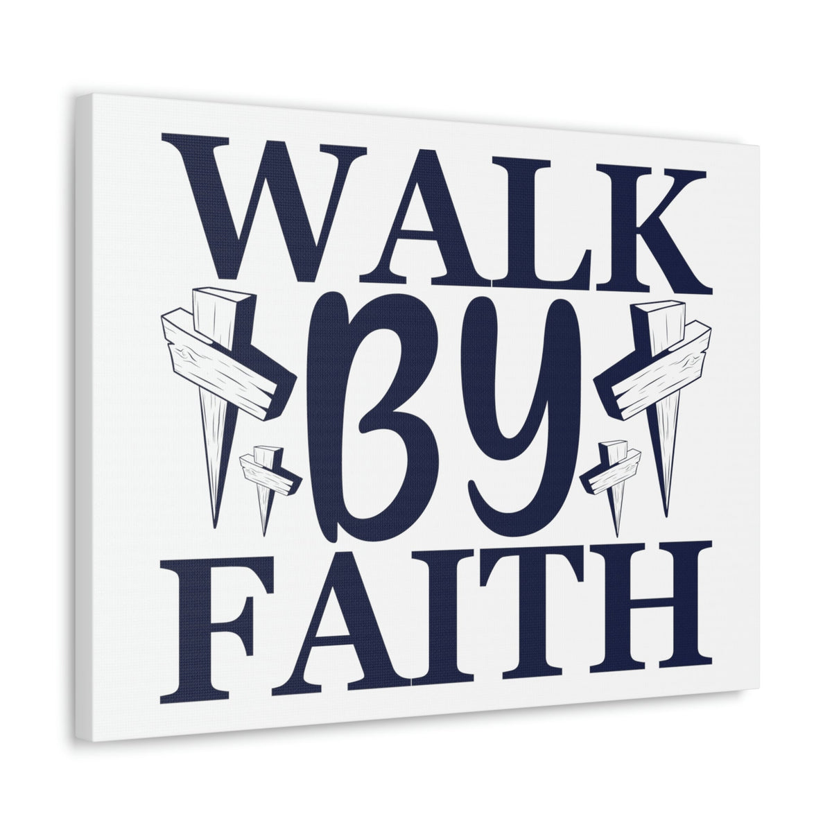 Scripture Walls Walk By Faith 2 Corinthians 5:7 Christian Wall Art Print Ready to Hang Unframed-Express Your Love Gifts