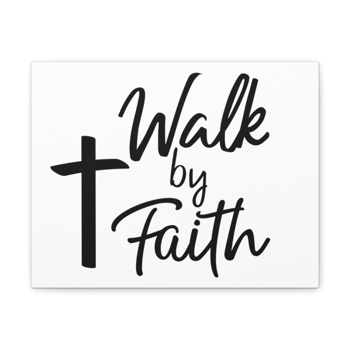 Scripture Walls Walk By Faith 2 Corinthians 5:7 Plain Christian Wall Art Print Ready to Hang Unframed-Express Your Love Gifts