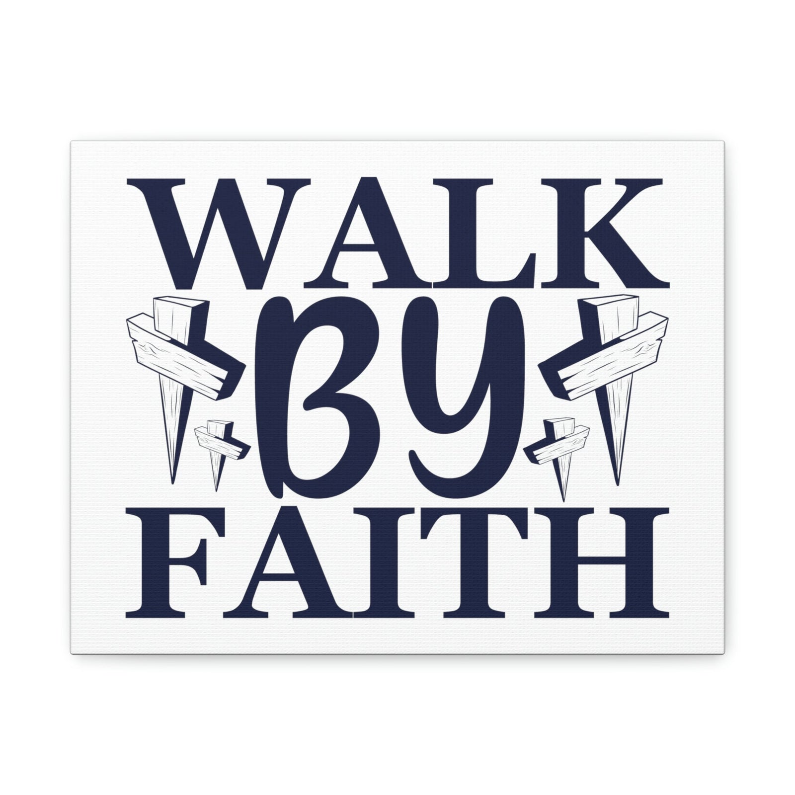 Scripture Walls Walk By Faith 2 Corinthians 5:7 Christian Wall Art Print Ready to Hang Unframed-Express Your Love Gifts