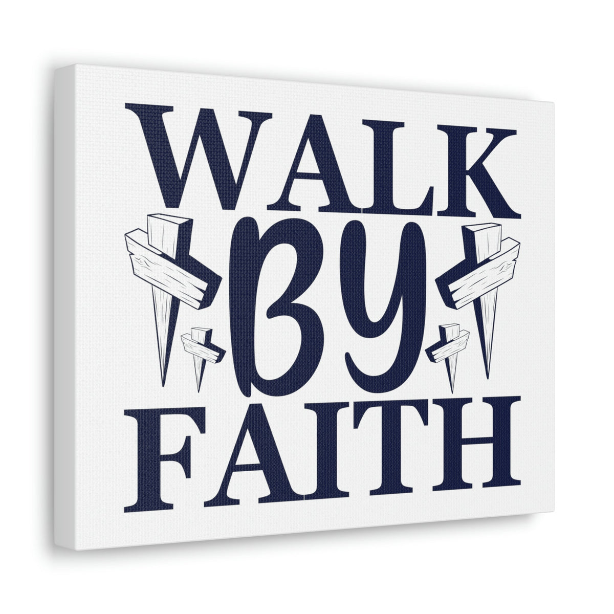 Scripture Walls Walk By Faith 2 Corinthians 5:7 Christian Wall Art Print Ready to Hang Unframed-Express Your Love Gifts