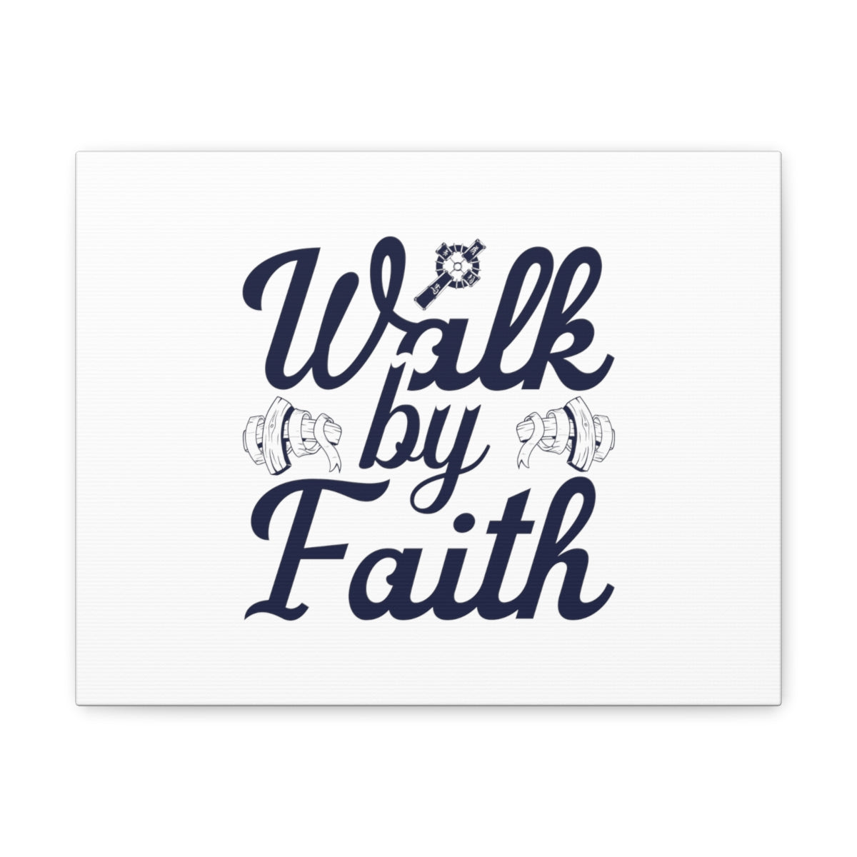 Scripture Walls Walk By Faith Ephesians 2:8 Christian Wall Art Bible Verse Print Ready to Hang Unframed-Express Your Love Gifts