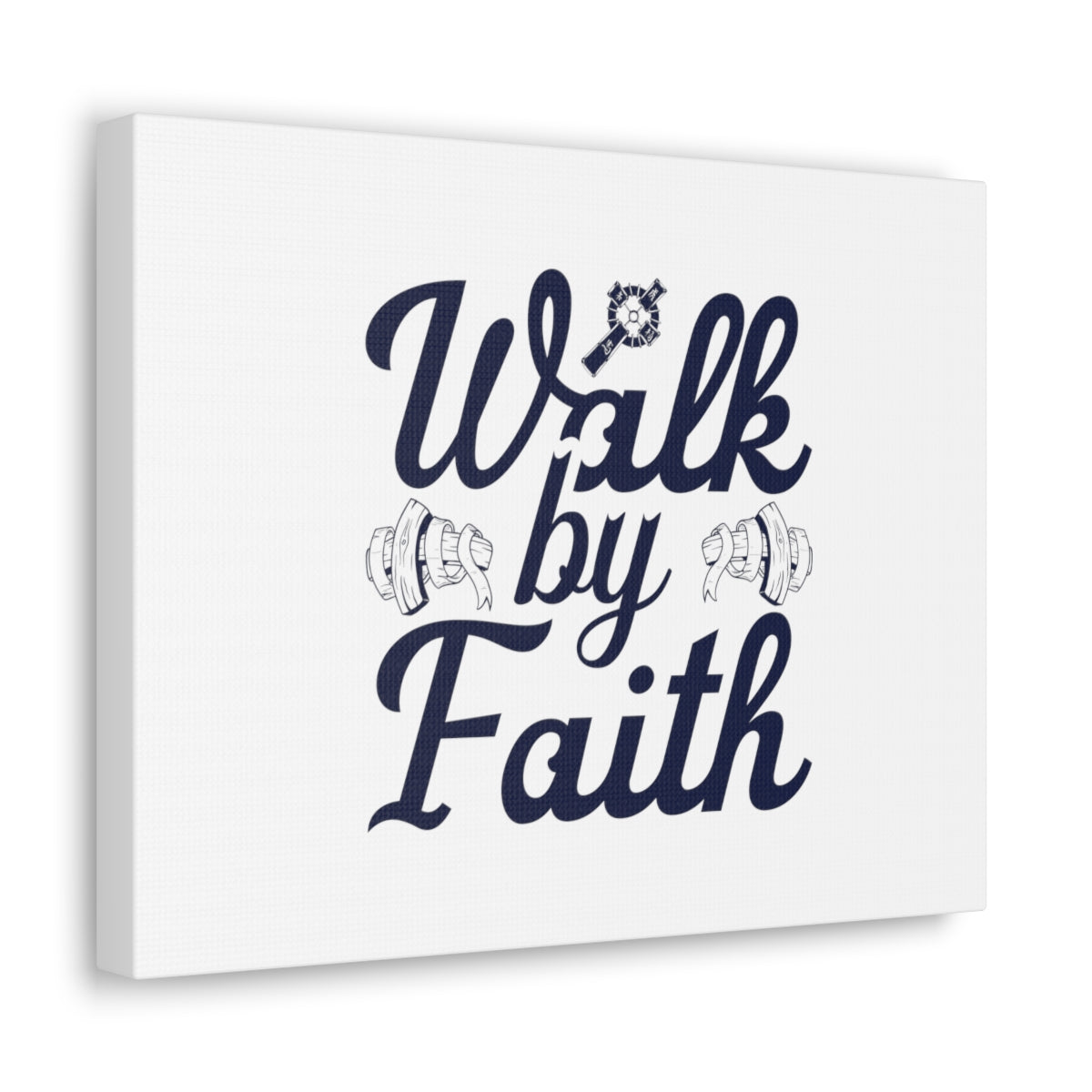 Scripture Walls Walk By Faith Ephesians 2:8 Christian Wall Art Bible Verse Print Ready to Hang Unframed-Express Your Love Gifts