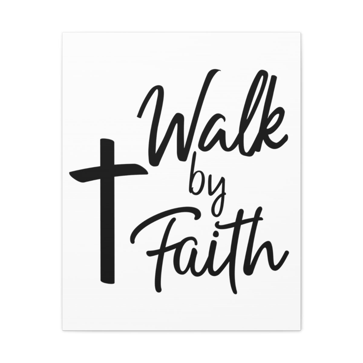 Scripture Walls Walk By Faith Hebrews 11:1-40 Christian Wall Art Print Ready to Hang Unframed-Express Your Love Gifts