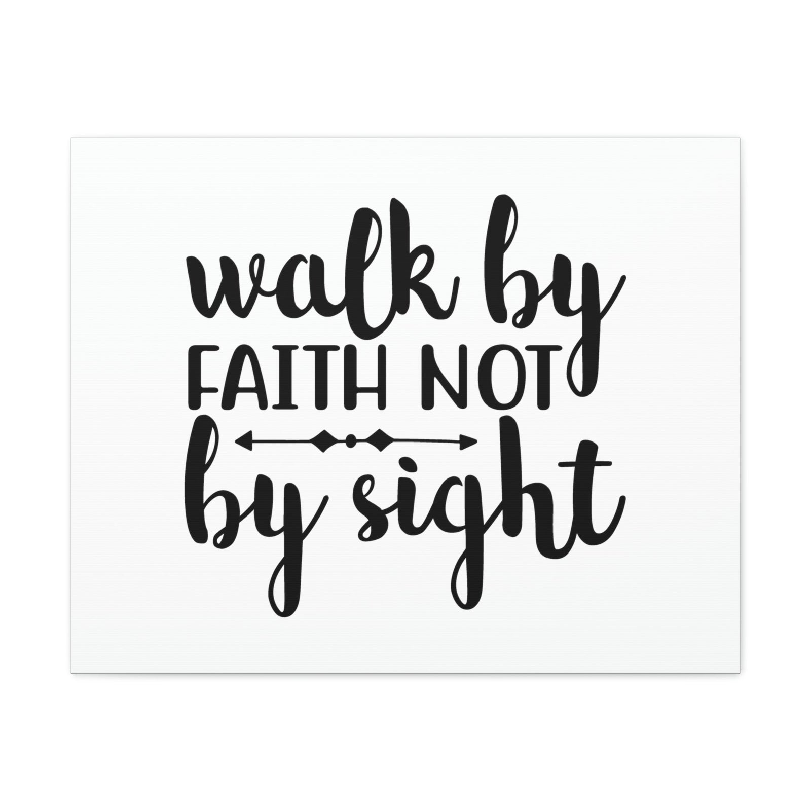 Scripture Walls Walk By Faith Not By Sight 2 Corinthians 5:7 Christian Wall Art Bible Verse Print Ready to Hang Unframed-Express Your Love Gifts