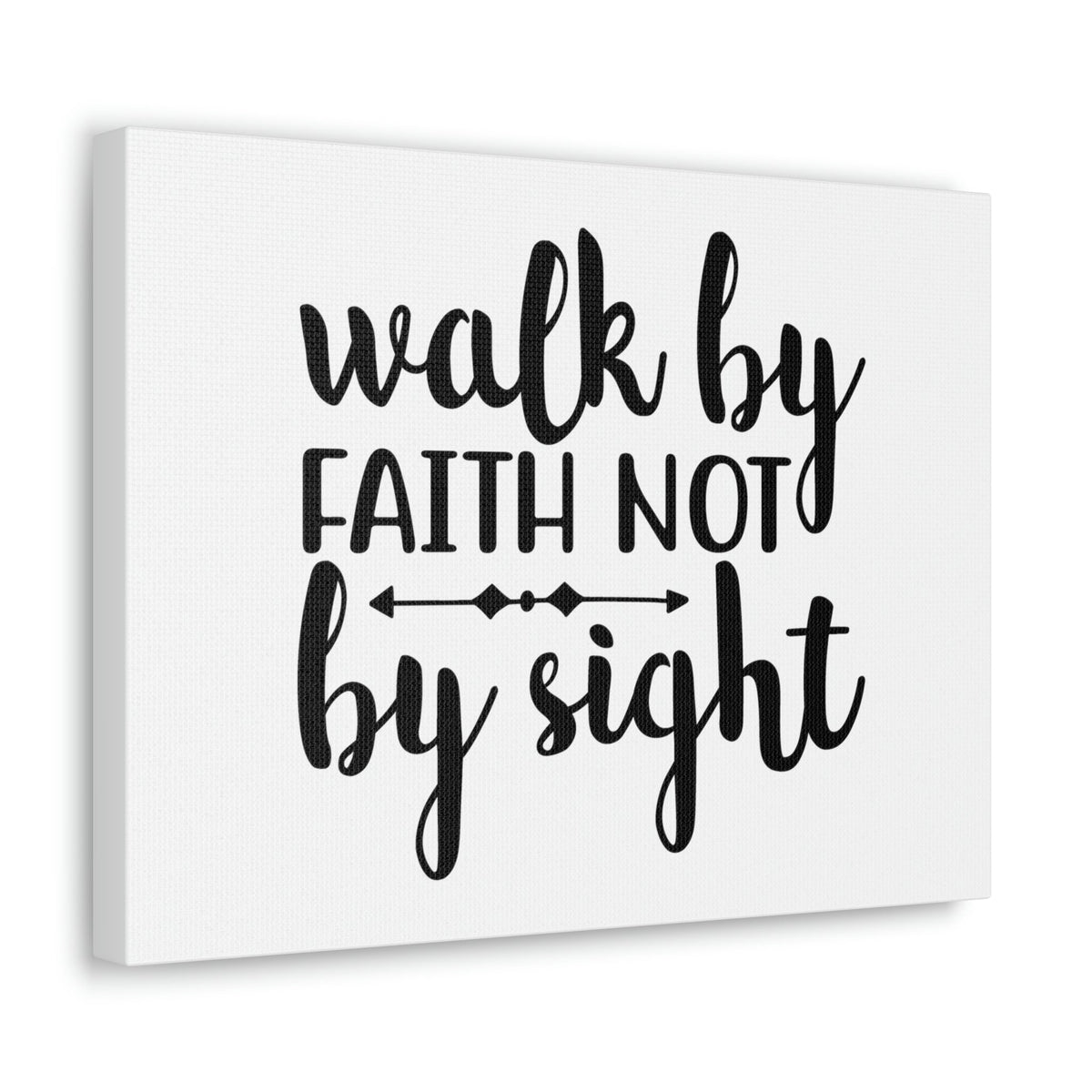 Scripture Walls Walk By Faith Not By Sight 2 Corinthians 5:7 Christian Wall Art Bible Verse Print Ready to Hang Unframed-Express Your Love Gifts
