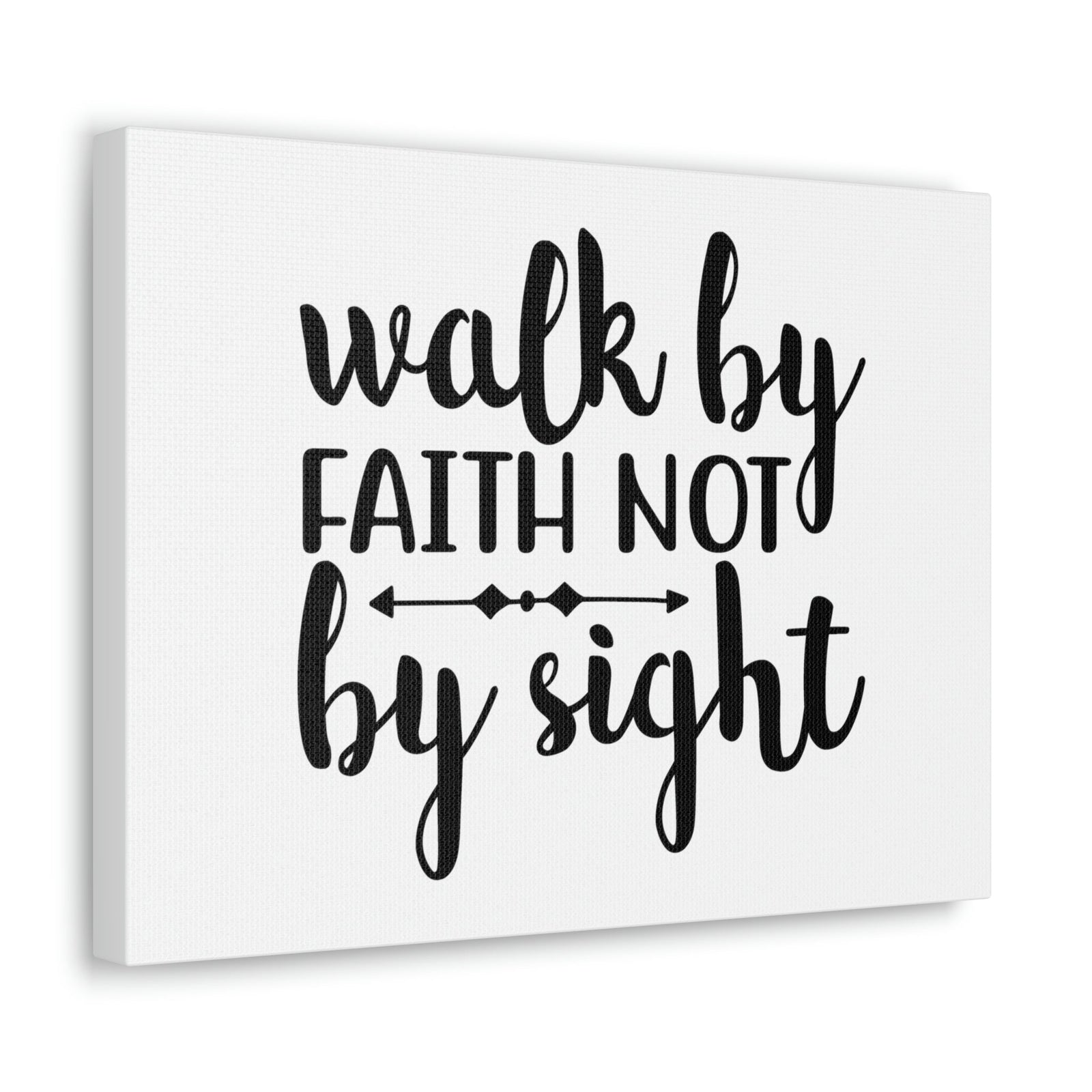 Scripture Walls Walk By Faith Not By Sight 2 Corinthians 5:7 Christian Wall Art Bible Verse Print Ready to Hang Unframed-Express Your Love Gifts