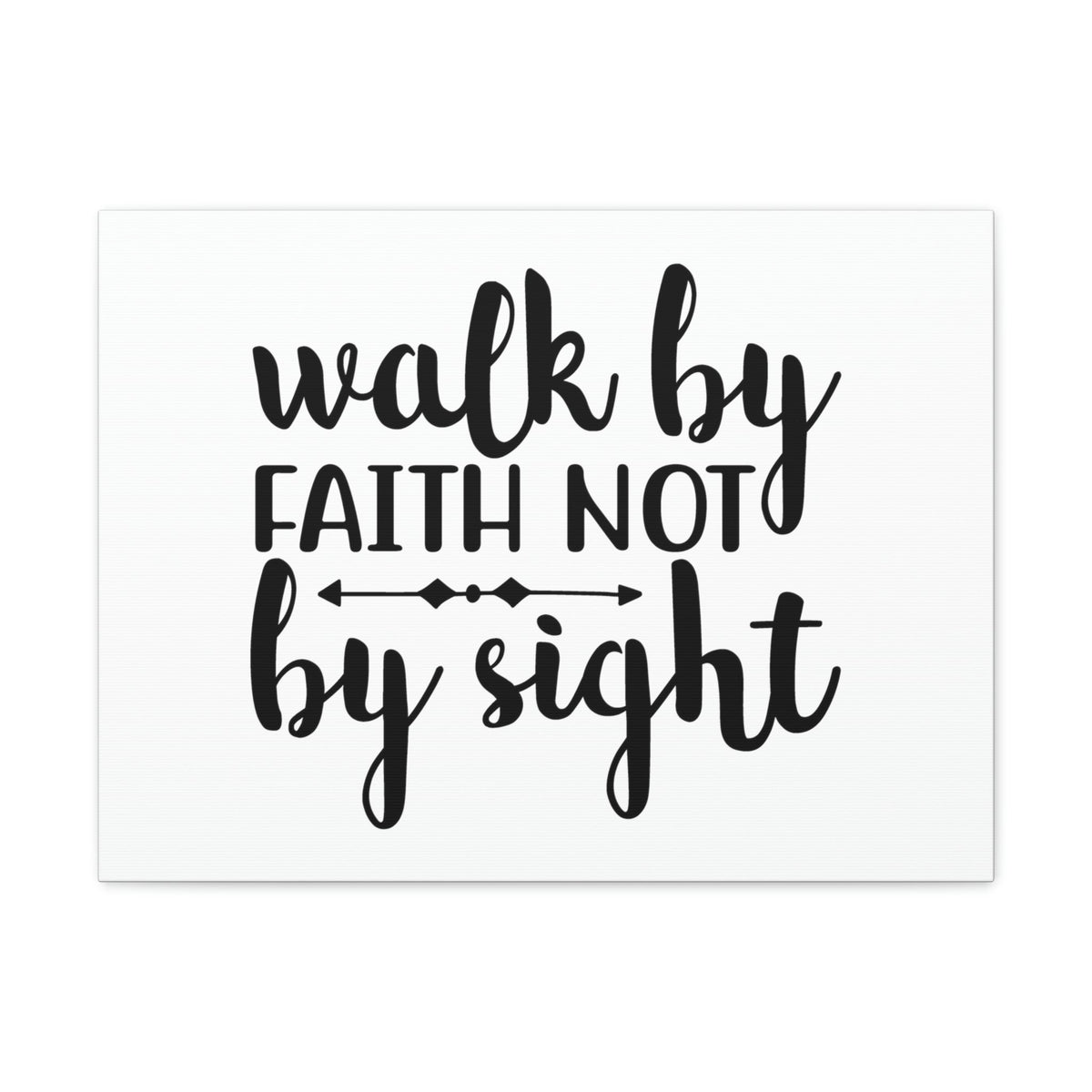 Scripture Walls Walk By Faith Not By Sight 2 Corinthians 5:7 Christian Wall Art Bible Verse Print Ready to Hang Unframed-Express Your Love Gifts