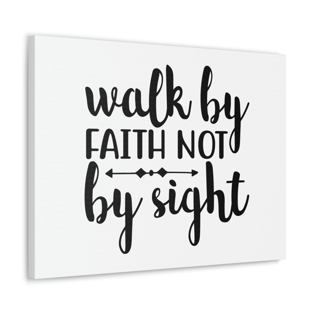 Scripture Walls Walk By Faith Not By Sight 2 Corinthians 5:7 Christian Wall Art Bible Verse Print Ready to Hang Unframed-Express Your Love Gifts