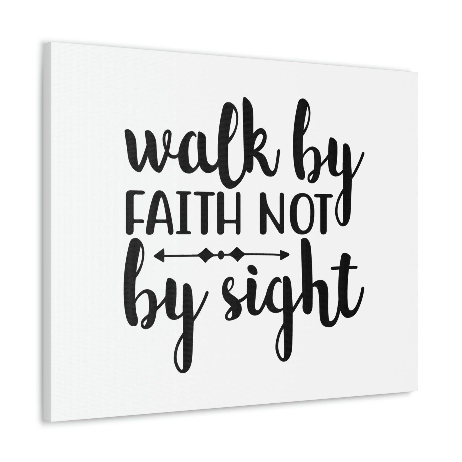 Scripture Walls Walk By Faith Not By Sight 2 Corinthians 5:7 Christian Wall Art Bible Verse Print Ready to Hang Unframed-Express Your Love Gifts