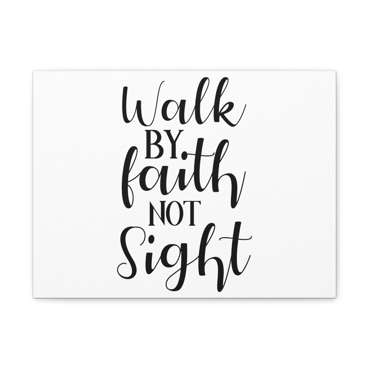 Scripture Walls Walk By Faith Not Sight 2 Corinthians 5:7 Christian Wall Art Print Ready to Hang Unframed-Express Your Love Gifts
