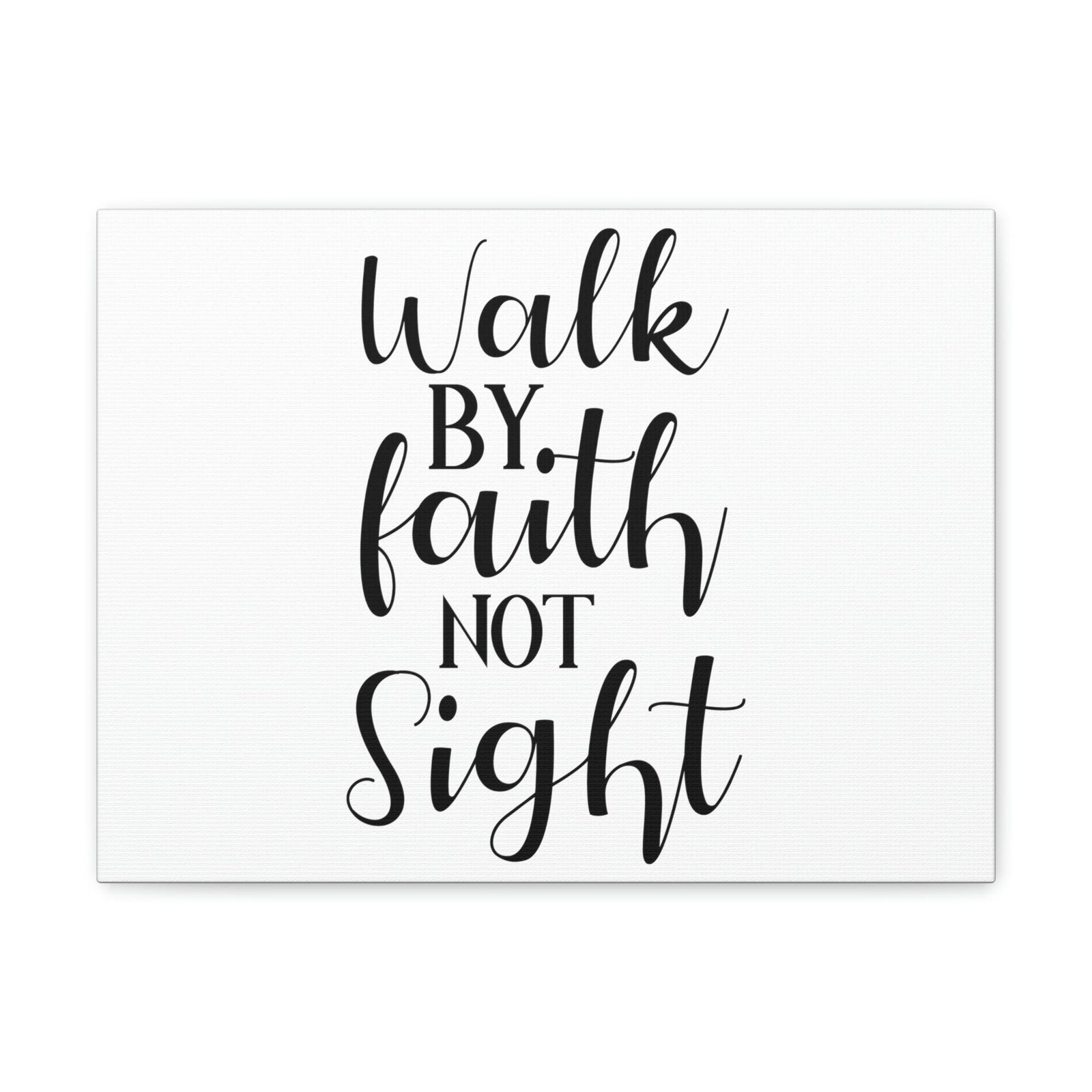 Scripture Walls Walk By Faith Not Sight 2 Corinthians 5:7 Christian Wall Art Print Ready to Hang Unframed-Express Your Love Gifts