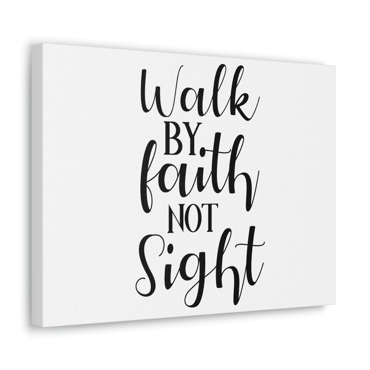 Scripture Walls Walk By Faith Not Sight 2 Corinthians 5:7 Christian Wall Art Print Ready to Hang Unframed-Express Your Love Gifts