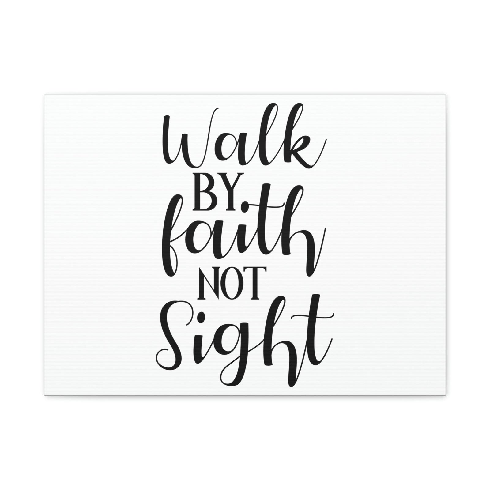 Scripture Walls Walk By Faith Not Sight 2 Corinthians 5:7 Christian Wall Art Print Ready to Hang Unframed-Express Your Love Gifts