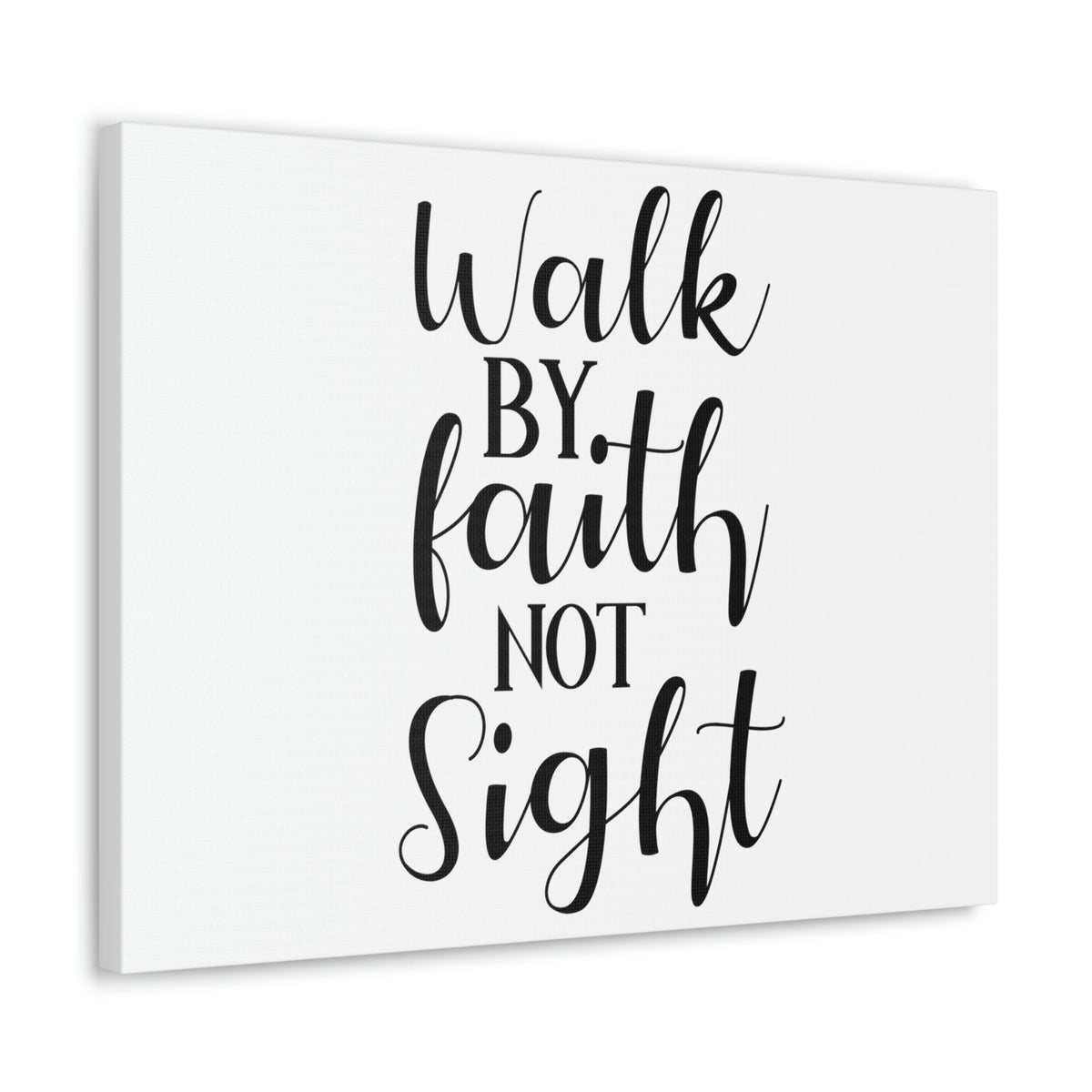Scripture Walls Walk By Faith Not Sight 2 Corinthians 5:7 Christian Wall Art Print Ready to Hang Unframed-Express Your Love Gifts