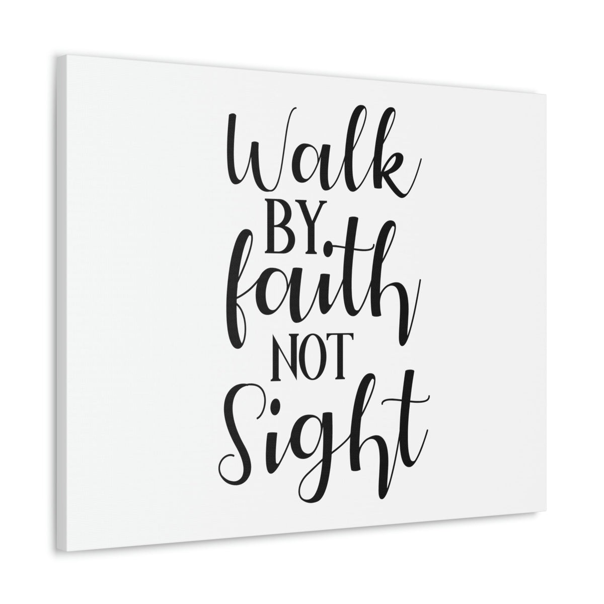 Scripture Walls Walk By Faith Not Sight 2 Corinthians 5:7 Christian Wall Art Print Ready to Hang Unframed-Express Your Love Gifts