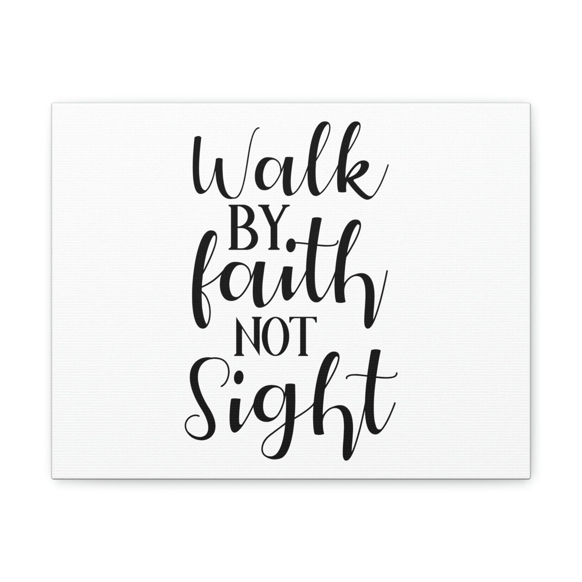 Scripture Walls Walk By Faith Not Sight 2 Corinthians 5:7 Christian Wall Art Print Ready to Hang Unframed-Express Your Love Gifts