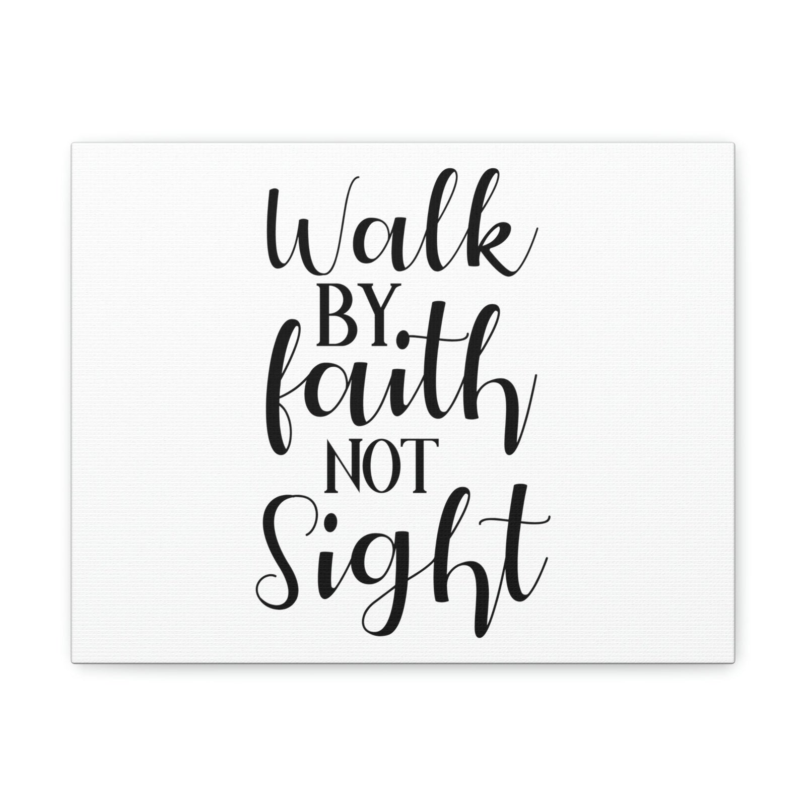 Scripture Walls Walk By Faith Not Sight 2 Corinthians 5:7 Christian Wall Art Print Ready to Hang Unframed-Express Your Love Gifts
