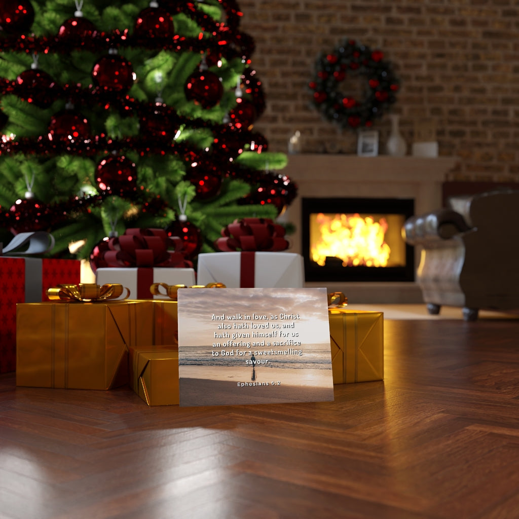 Scripture Walls Walk In Love Ephesians 5:2 Bible Verse Canvas Christian Wall Art Ready to Hang Unframed-Express Your Love Gifts