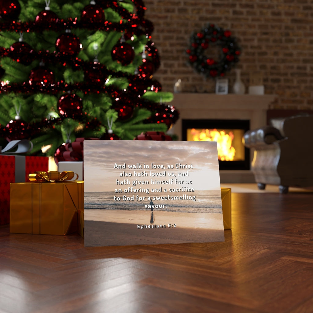 Scripture Walls Walk In Love Ephesians 5:2 Bible Verse Canvas Christian Wall Art Ready to Hang Unframed-Express Your Love Gifts