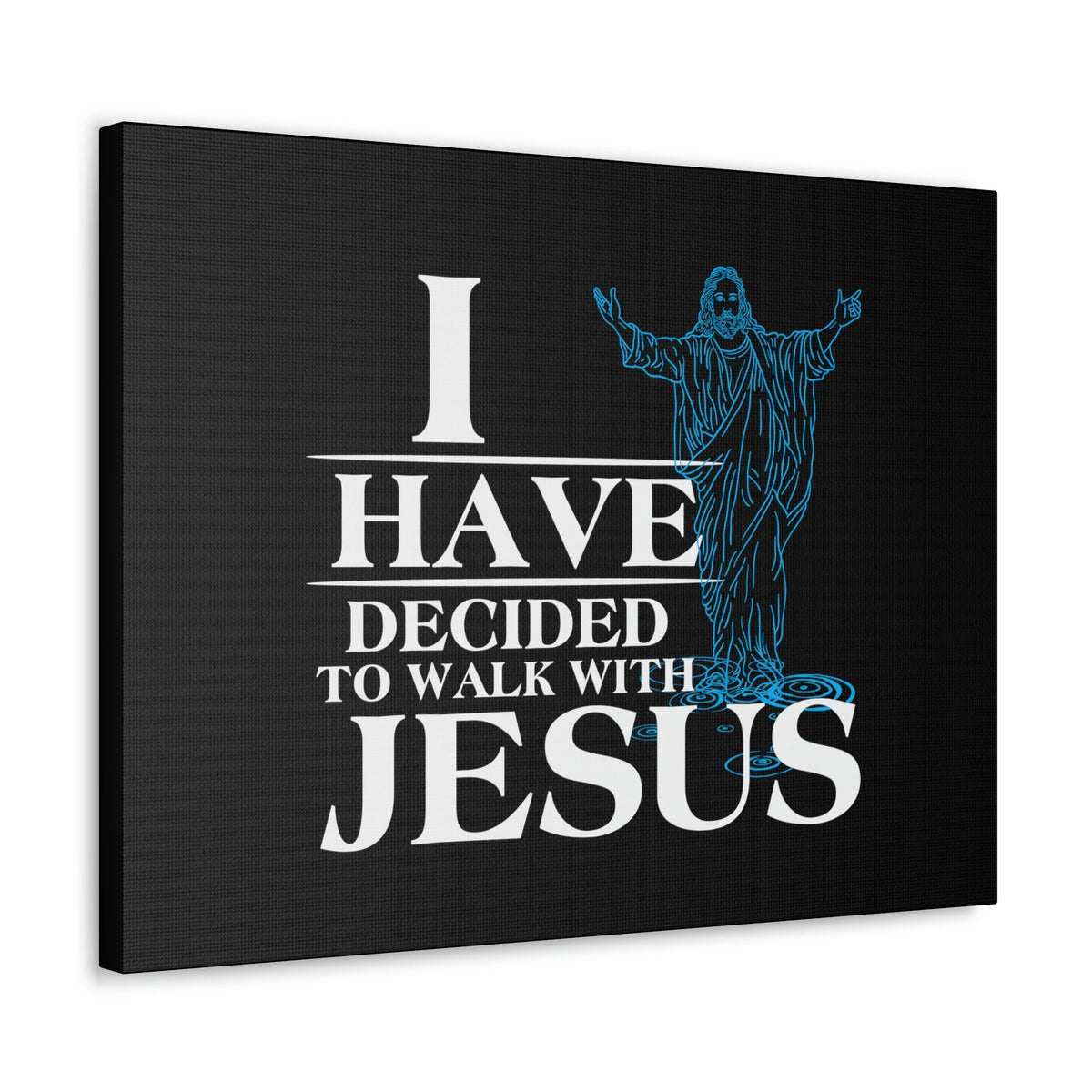 Scripture Walls Walk With Jesus Philippians 3:17 Blue Christian Wall Art Bible Verse Print Ready to Hang Unframed-Express Your Love Gifts