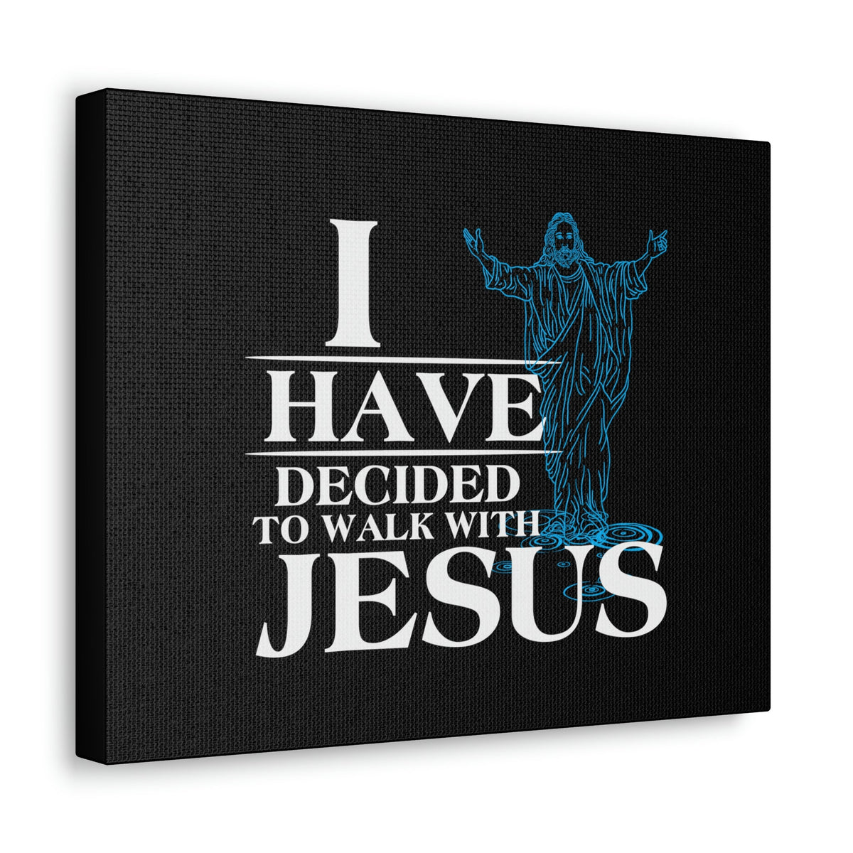 Scripture Walls Walk With Jesus Philippians 3:17 Blue Christian Wall Art Bible Verse Print Ready to Hang Unframed-Express Your Love Gifts