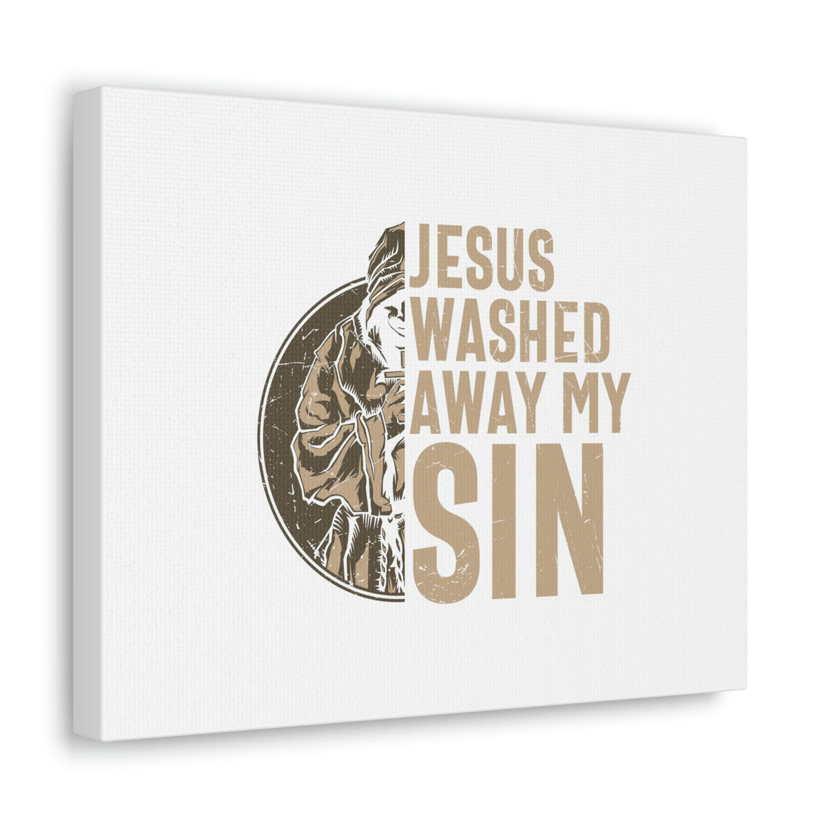 Scripture Walls Washed Away My Sin Psalm 51:2 Christian Wall Art Bible Verse Print Ready to Hang Unframed-Express Your Love Gifts