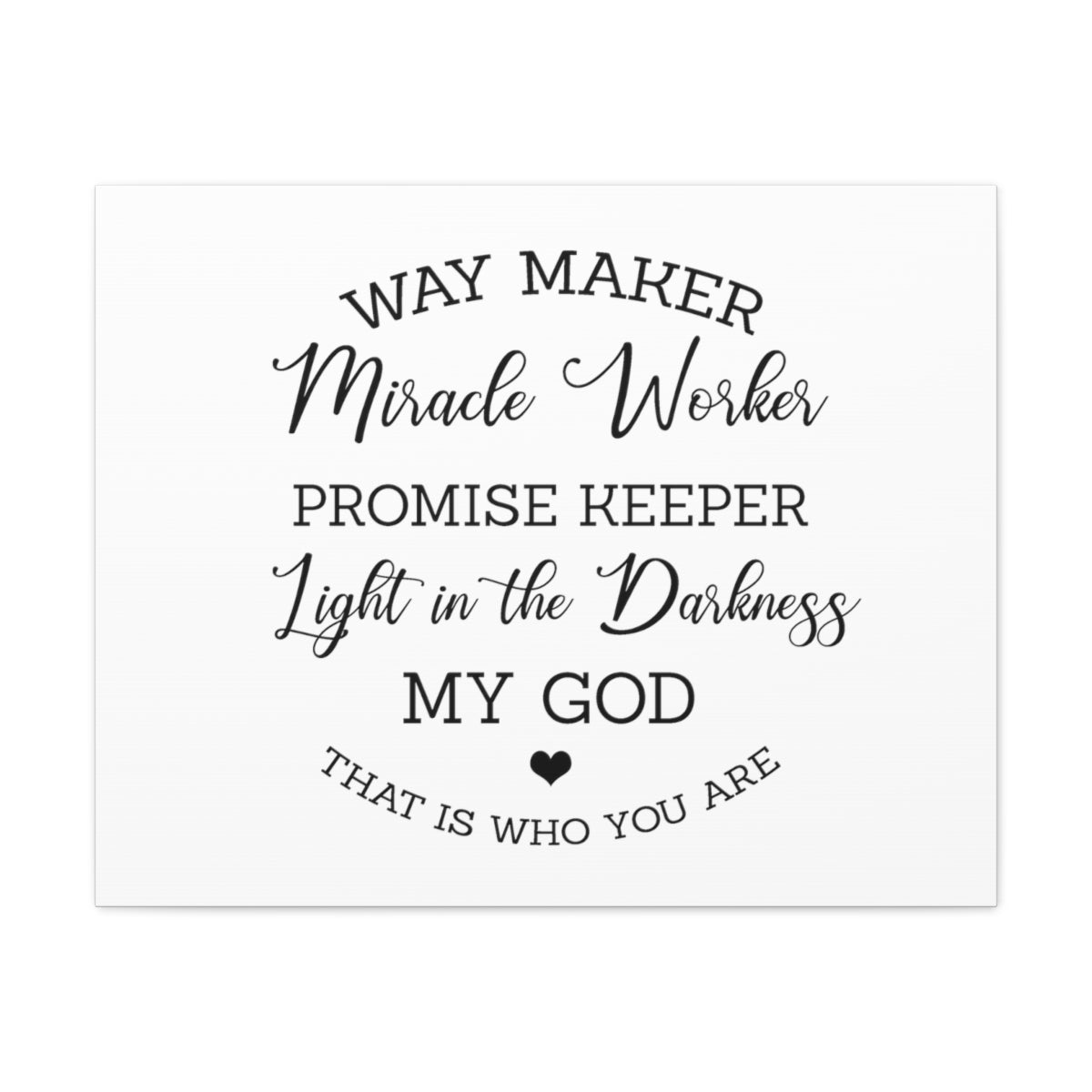 Scripture Walls Way Maker Isaiah 43:16 Christian Wall Art Print Ready to Hang Unframed-Express Your Love Gifts