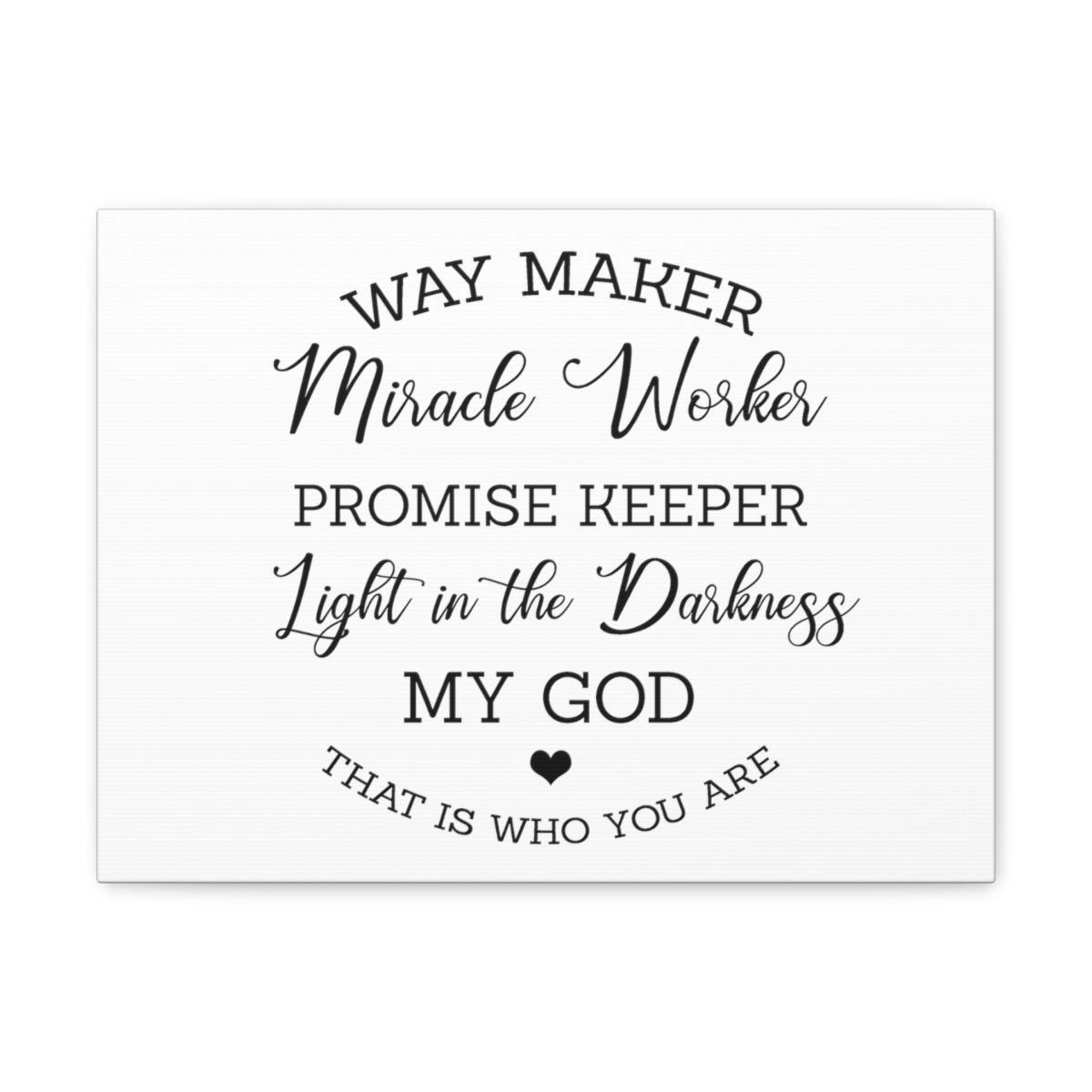 Scripture Walls Way Maker Isaiah 43:16 Christian Wall Art Print Ready to Hang Unframed-Express Your Love Gifts