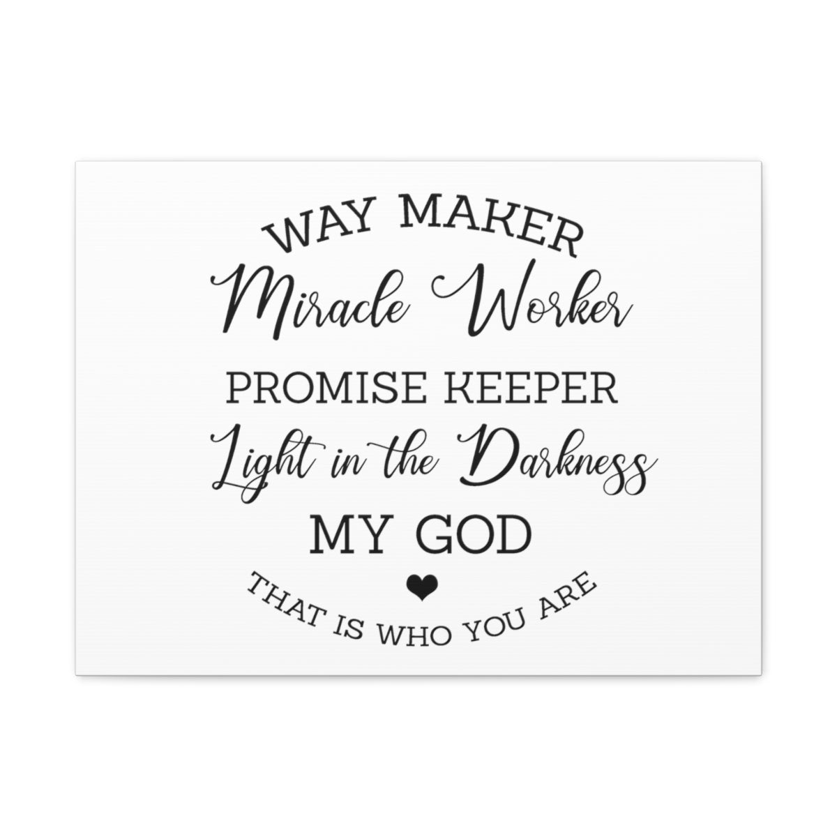 Scripture Walls Way Maker Isaiah 43:16 Christian Wall Art Print Ready to Hang Unframed-Express Your Love Gifts