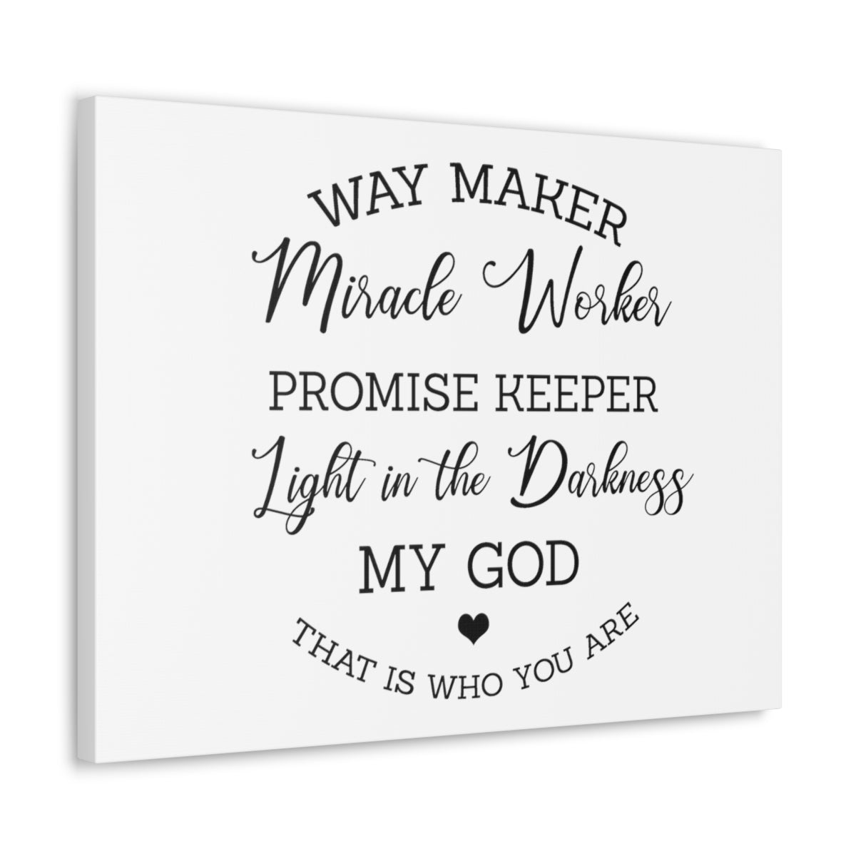 Scripture Walls Way Maker Isaiah 43:16 Christian Wall Art Print Ready to Hang Unframed-Express Your Love Gifts