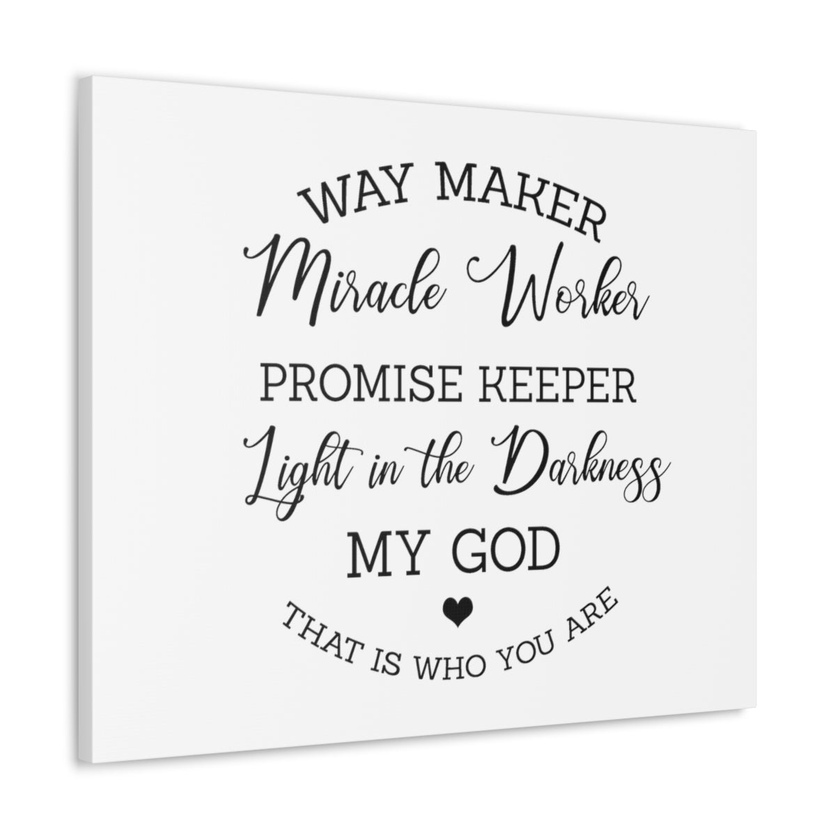 Scripture Walls Way Maker Isaiah 43:16 Christian Wall Art Print Ready to Hang Unframed-Express Your Love Gifts