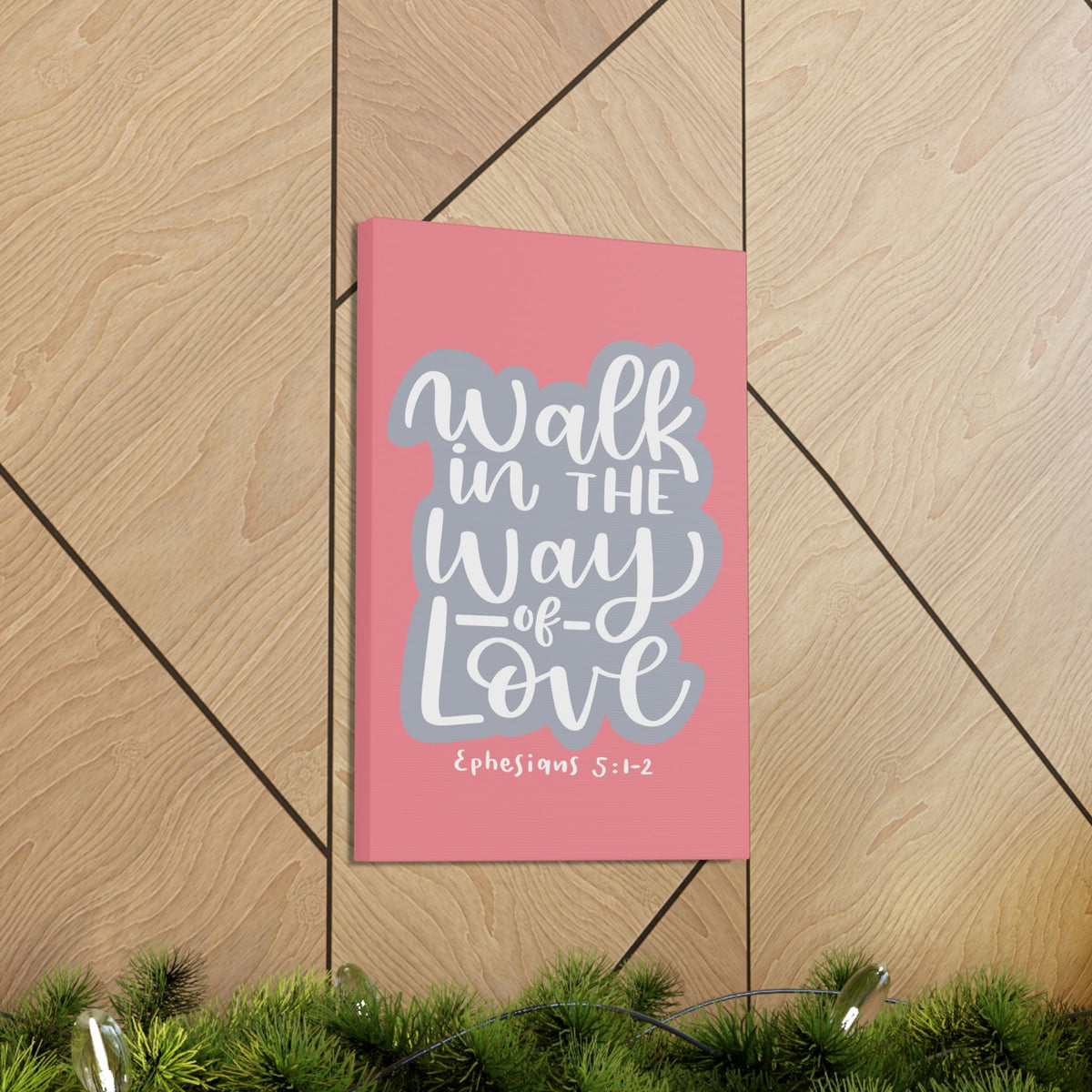 Scripture Walls Way Of Love Ephesians 5:1 Bible Verse Canvas Christian Wall Art Ready to Hang Unframed-Express Your Love Gifts
