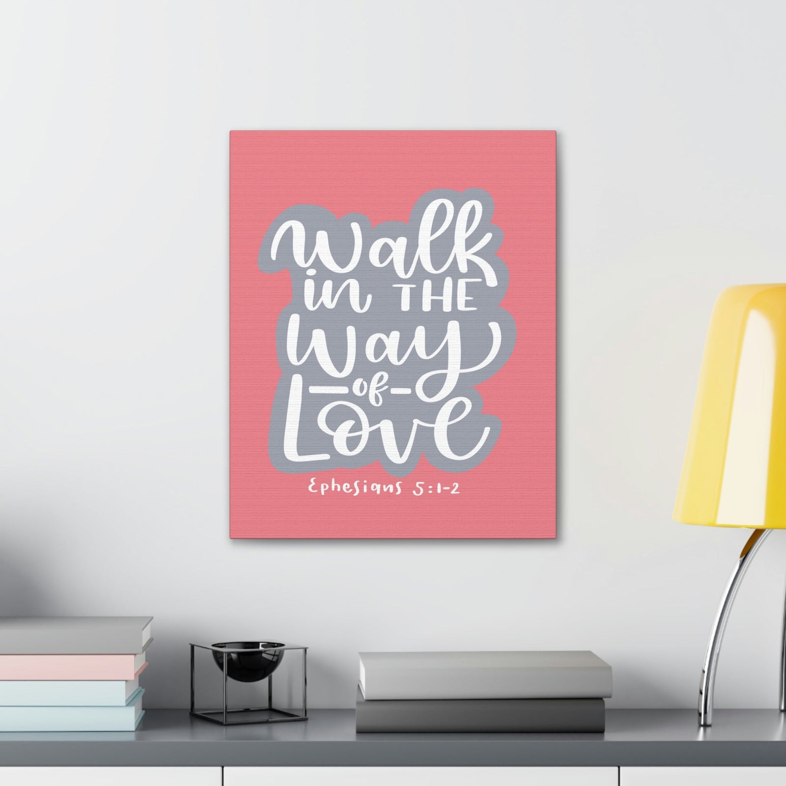 Scripture Walls Way Of Love Ephesians 5:1 Bible Verse Canvas Christian Wall Art Ready to Hang Unframed-Express Your Love Gifts