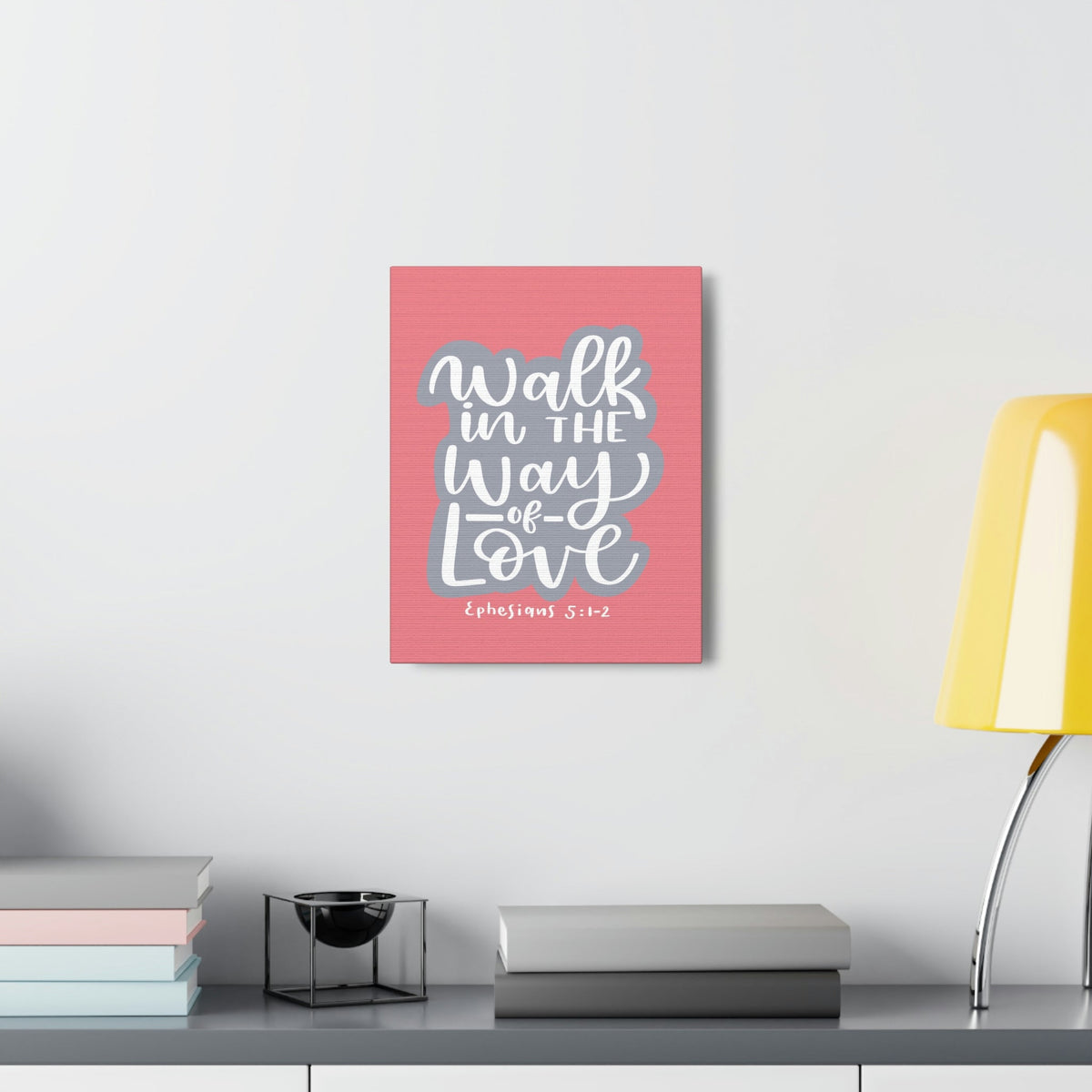 Scripture Walls Way Of Love Ephesians 5:1 Bible Verse Canvas Christian Wall Art Ready to Hang Unframed-Express Your Love Gifts