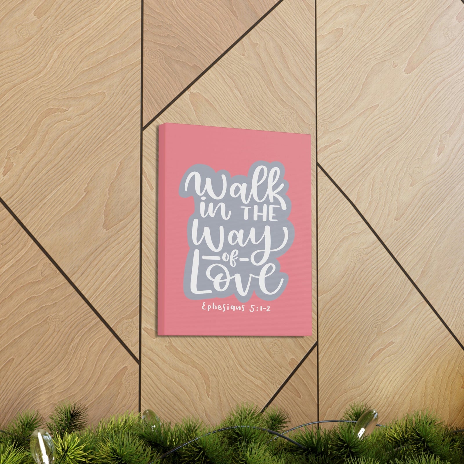 Scripture Walls Way Of Love Ephesians 5:1 Bible Verse Canvas Christian Wall Art Ready to Hang Unframed-Express Your Love Gifts