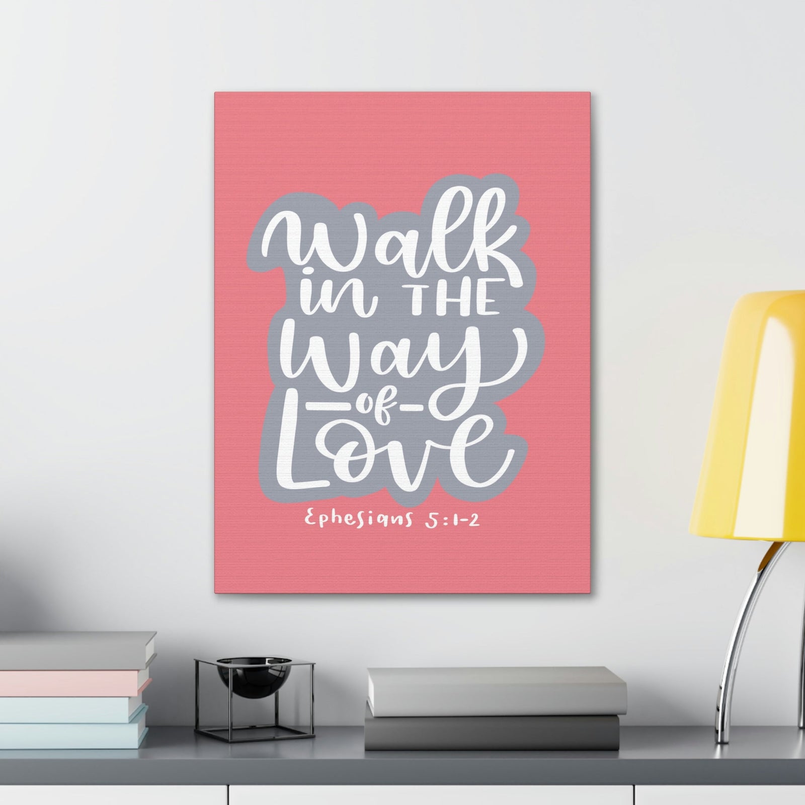 Scripture Walls Way Of Love Ephesians 5:1 Bible Verse Canvas Christian Wall Art Ready to Hang Unframed-Express Your Love Gifts